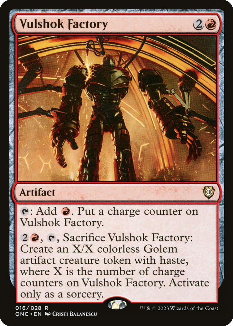 Vulshok Factory [Phyrexia: All Will Be One Commander] | Gam3 Escape