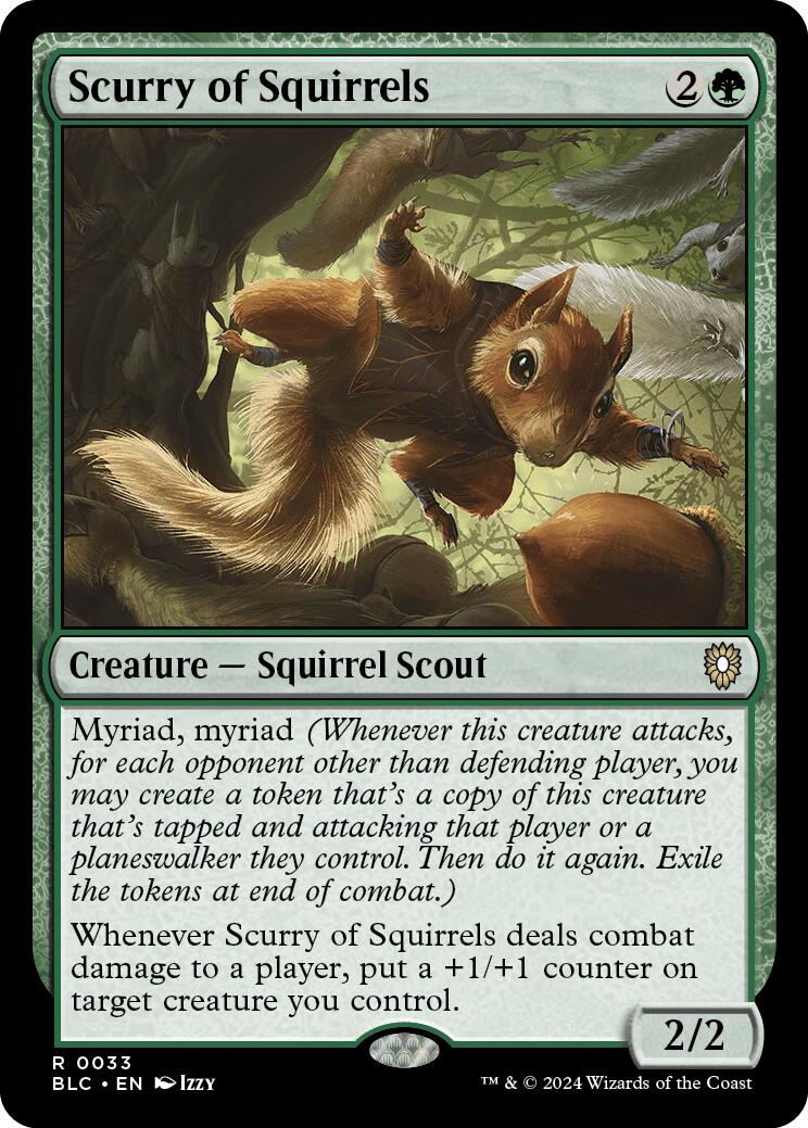 Scurry of Squirrels [Bloomburrow Commander] | Gam3 Escape