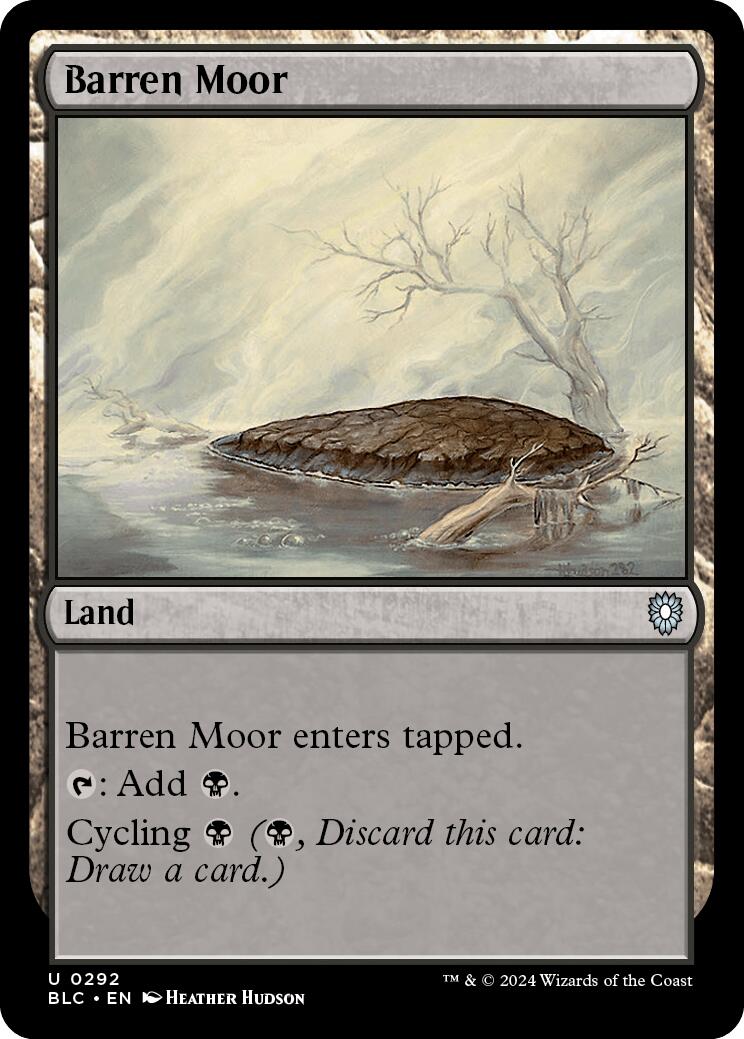 Barren Moor [Bloomburrow Commander] | Gam3 Escape