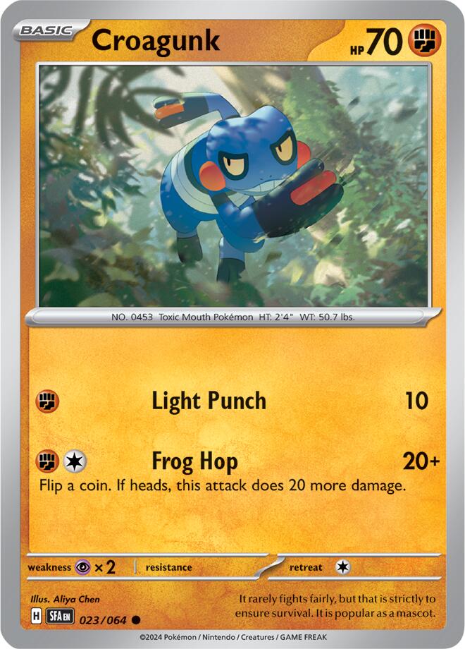 Croagunk (023/064) [Scarlet & Violet: Shrouded Fable] | Gam3 Escape