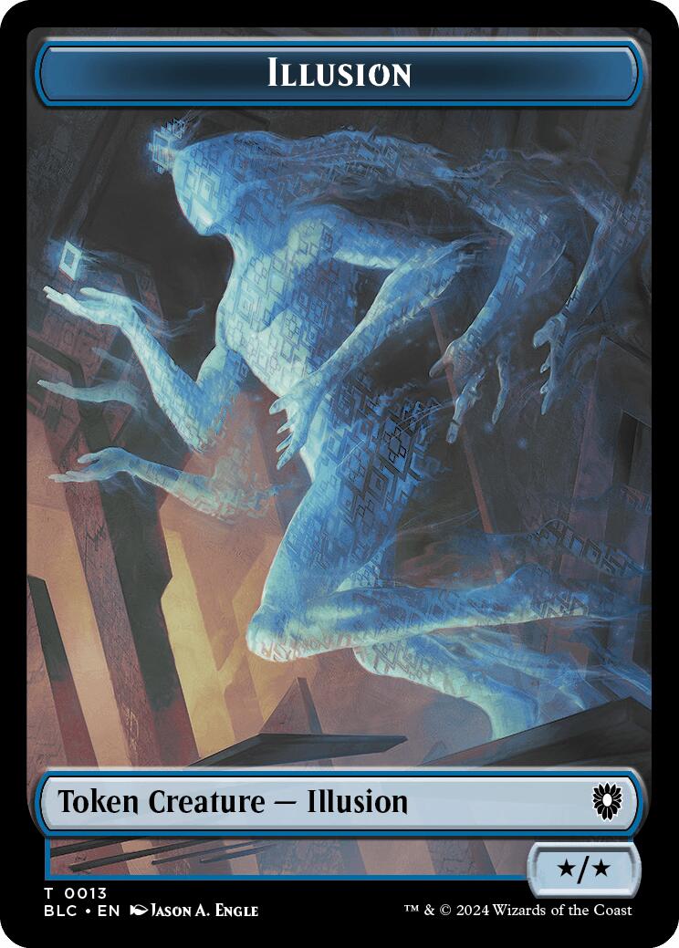 Illusion // Goblin Double-Sided Token [Bloomburrow Commander Tokens] | Gam3 Escape