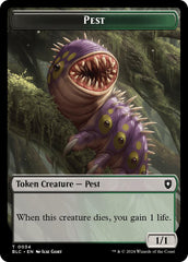 Pest // Shapeshifter Double-Sided Token [Bloomburrow Commander Tokens] | Gam3 Escape