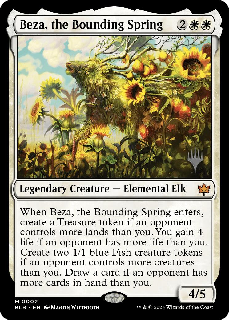 Beza, the Bounding Spring (Promo Pack) [Bloomburrow Promos] | Gam3 Escape