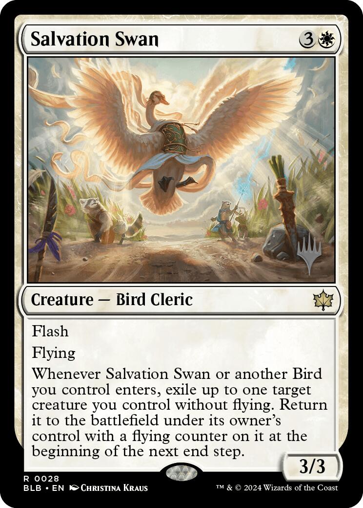 Salvation Swan (Promo Pack) [Bloomburrow Promos] | Gam3 Escape