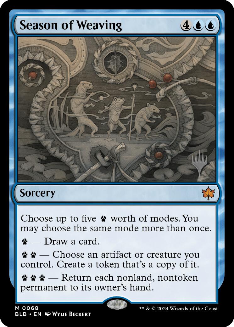 Season of Weaving (Promo Pack) [Bloomburrow Promos] | Gam3 Escape