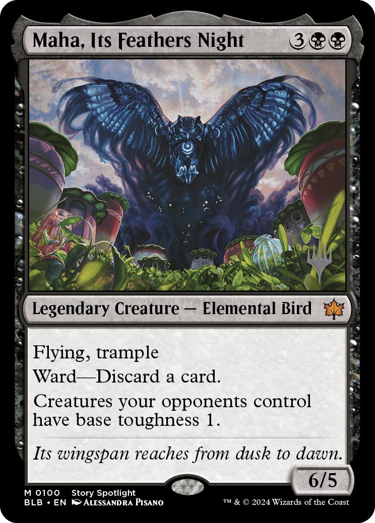 Maha, Its Feather Night (Promo Pack) [Bloomburrow Promos] | Gam3 Escape