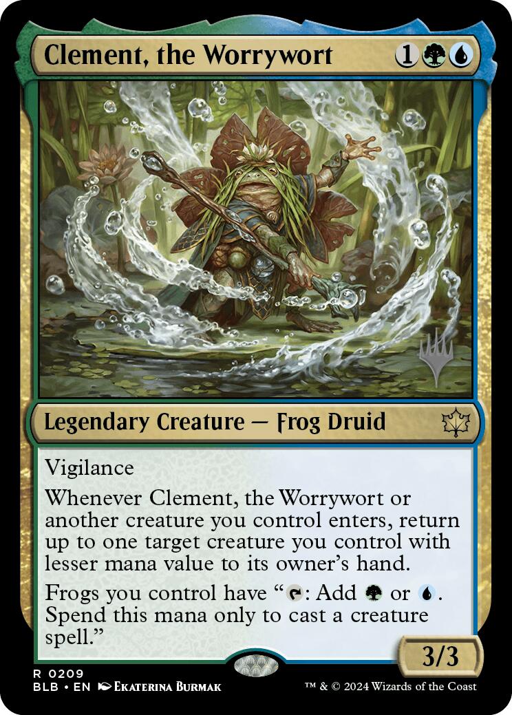 Clement, the Worrywort (Promo Pack) [Bloomburrow Promos] | Gam3 Escape