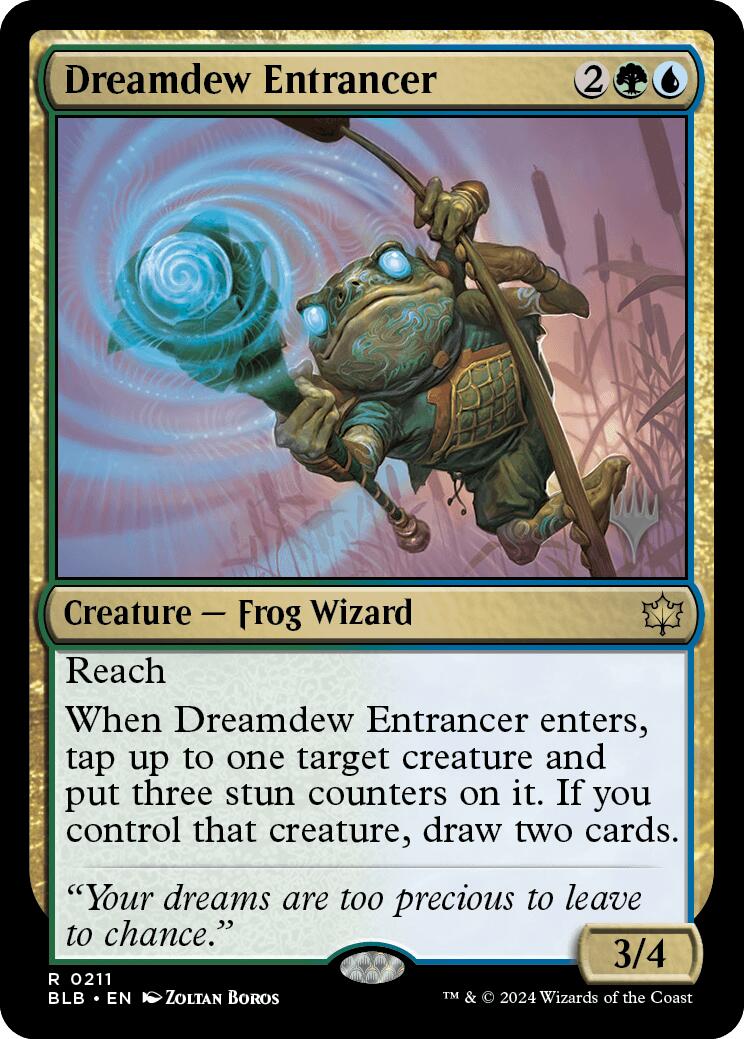 Dreamdew Entrancer (Promo Pack) [Bloomburrow Promos] | Gam3 Escape