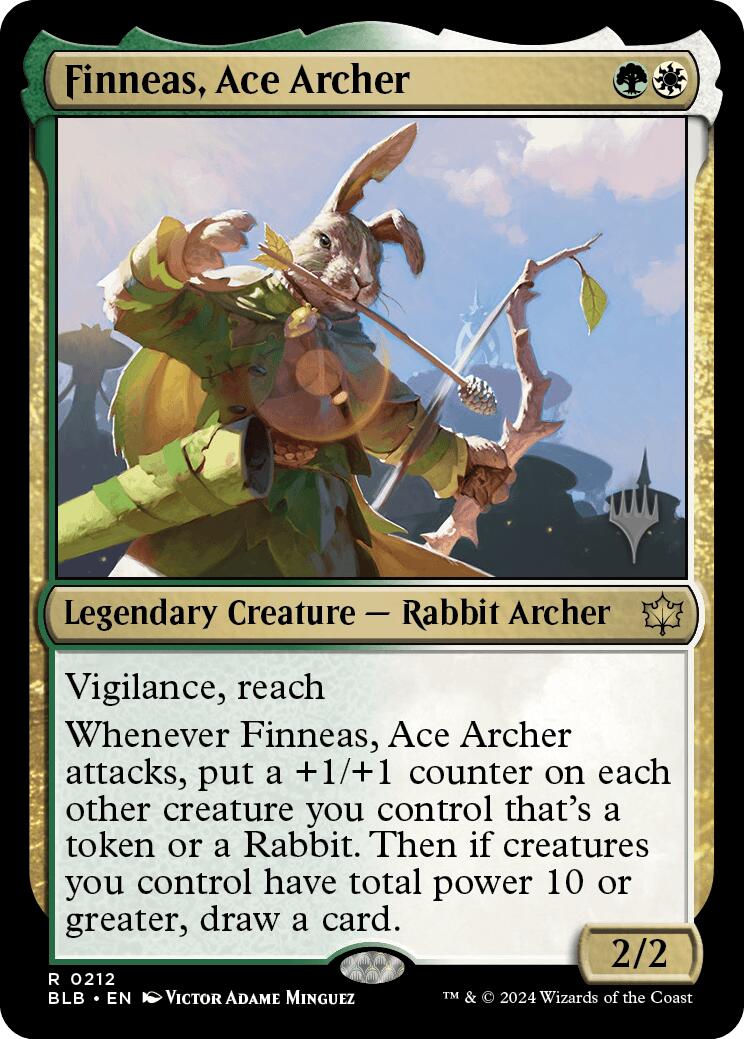 Finneas, Ace Archer (Promo Pack) [Bloomburrow Promos] | Gam3 Escape