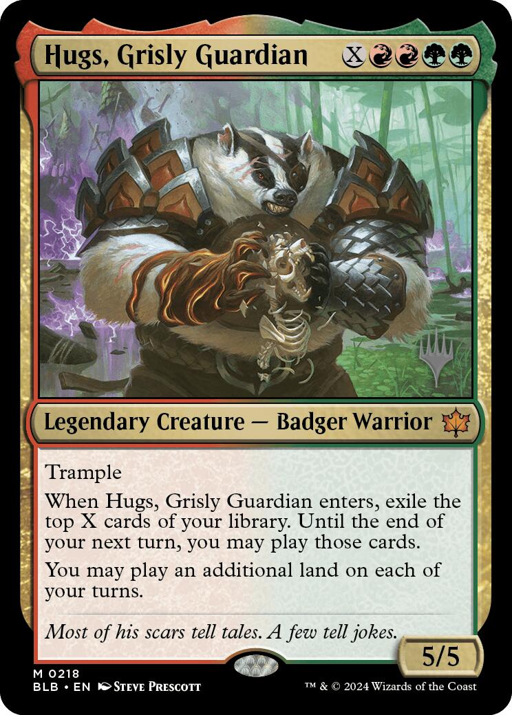 Hugs, Grisly Guardian (Promo Pack) [Bloomburrow Promos] | Gam3 Escape