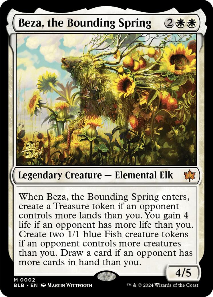 Beza, the Bounding Spring [Bloomburrow Prerelease Promos] | Gam3 Escape