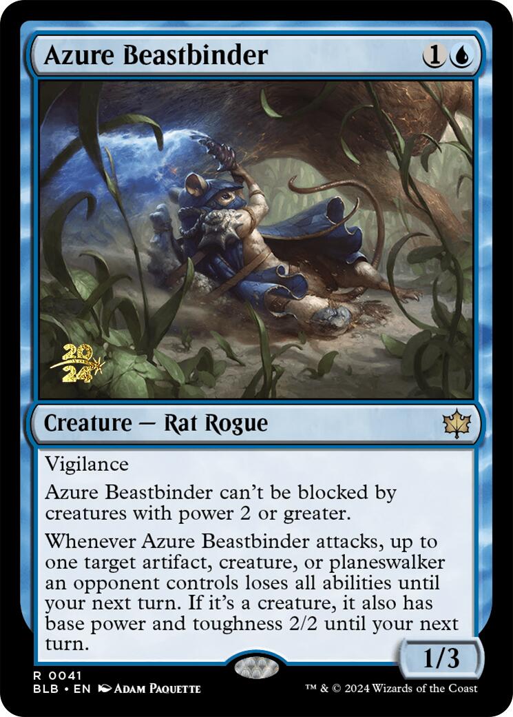 Azure Beastbinder [Bloomburrow Prerelease Promos] | Gam3 Escape