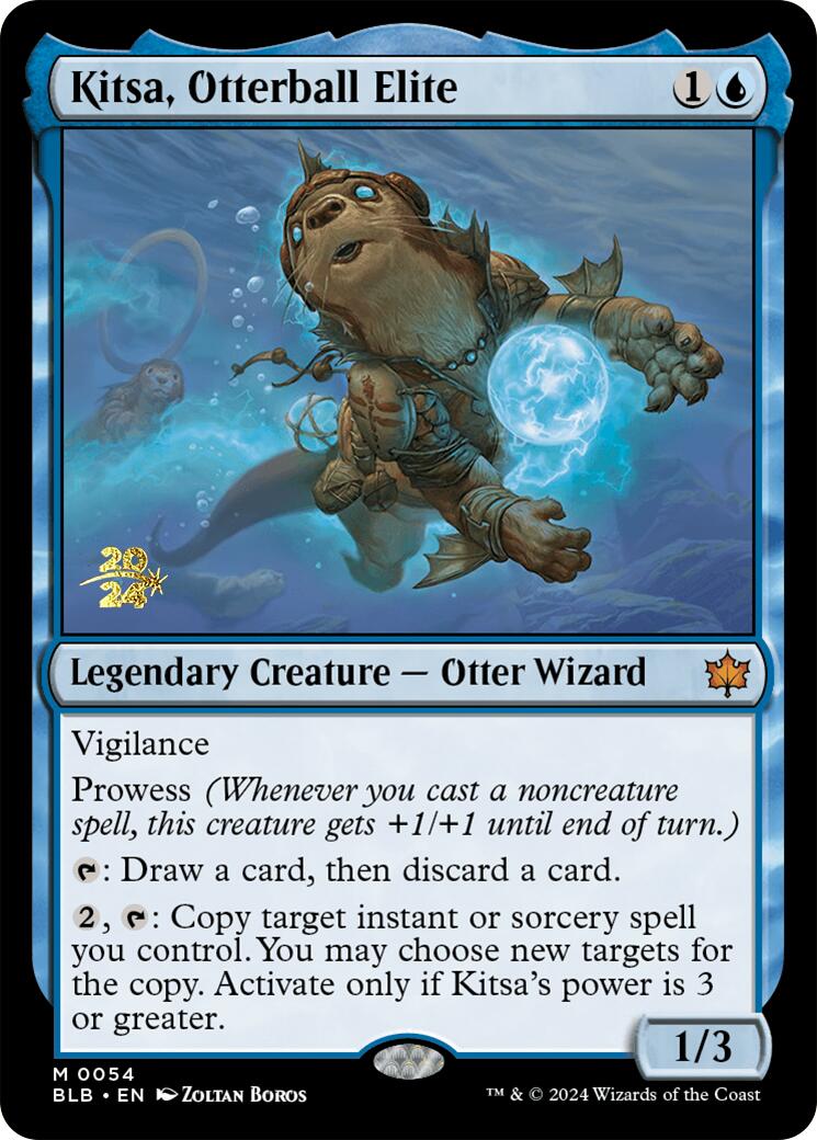 Kitsa, Otterball Elite [Bloomburrow Prerelease Promos] | Gam3 Escape