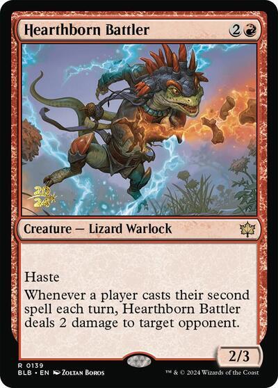 Hearthborn Battler [Bloomburrow Prerelease Promos] | Gam3 Escape