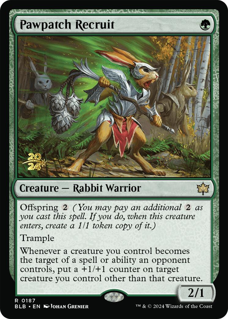 Pawpatch Recruit [Bloomburrow Prerelease Promos] | Gam3 Escape