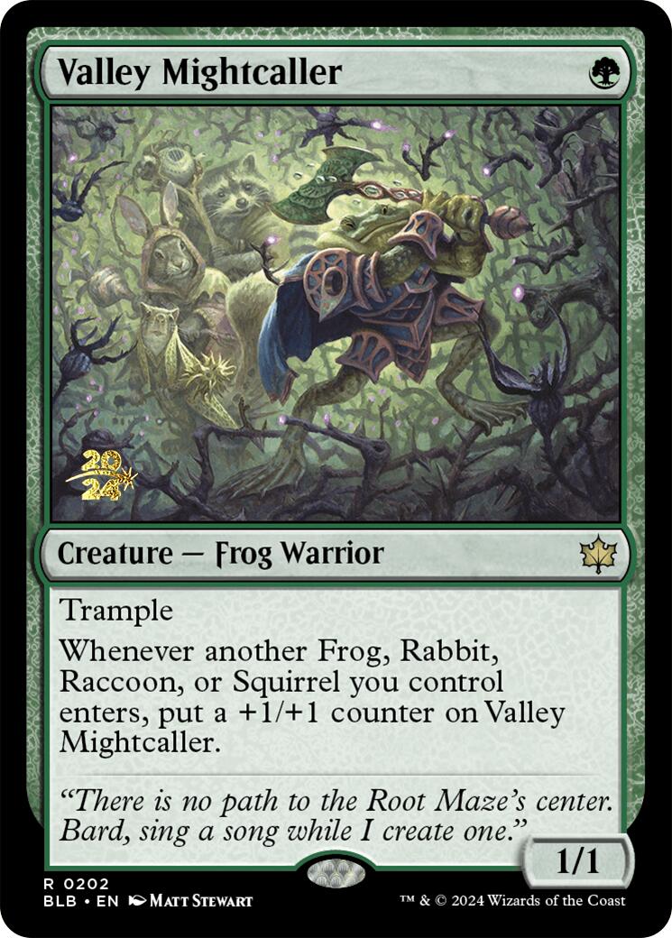 Valley Mightcaller [Bloomburrow Prerelease Promos] | Gam3 Escape