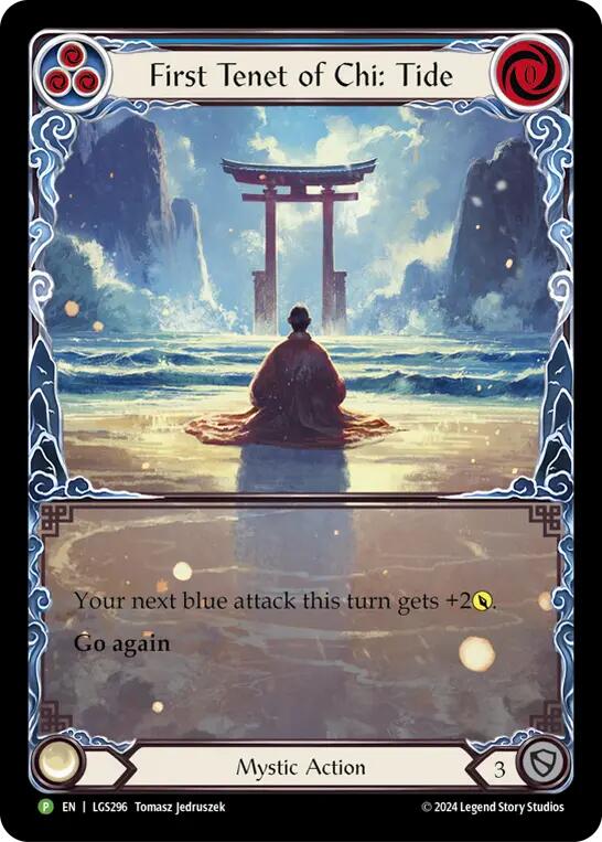 First Tenet of Chi: Tide [LGS296] (Promo)  Rainbow Foil | Gam3 Escape