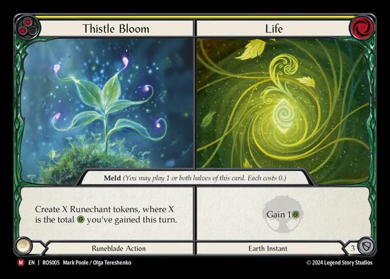 Thistle Bloom // Life [ROS005] (Rosetta)  Rainbow Foil | Gam3 Escape