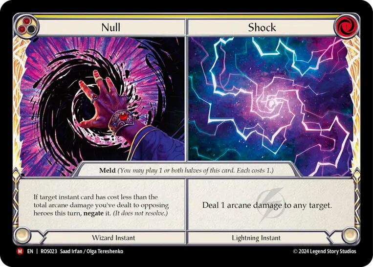 Null // Shock [ROS023] (Rosetta)  Rainbow Foil | Gam3 Escape