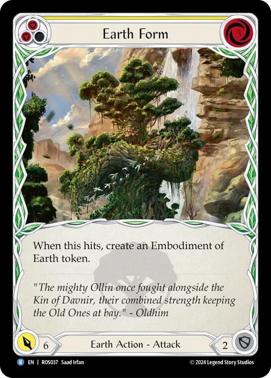 Earth Form (Yellow) [ROS037] (Rosetta)  Rainbow Foil | Gam3 Escape