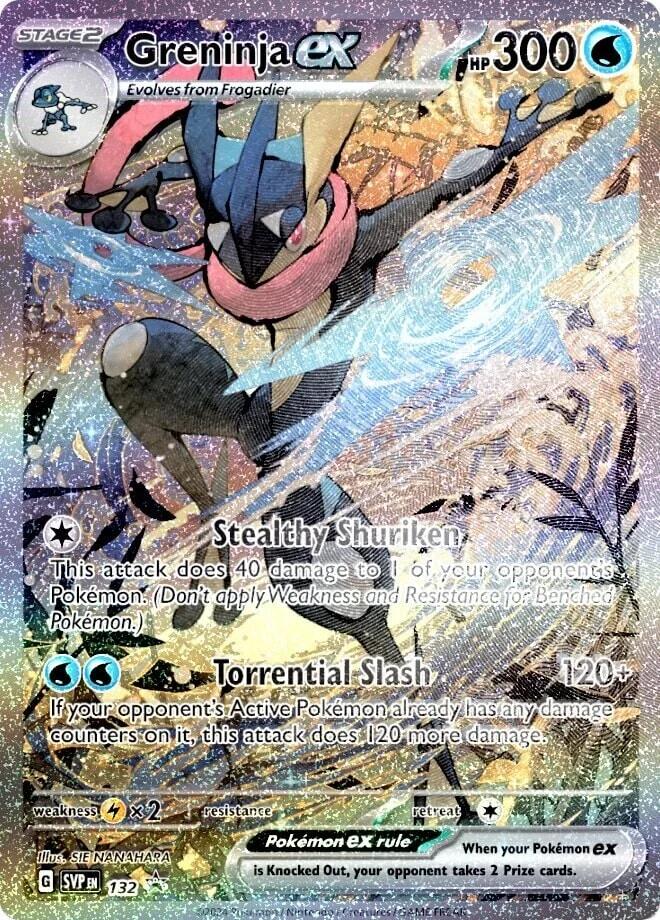 Greninja ex (132) [Scarlet & Violet: Black Star Promos] | Gam3 Escape