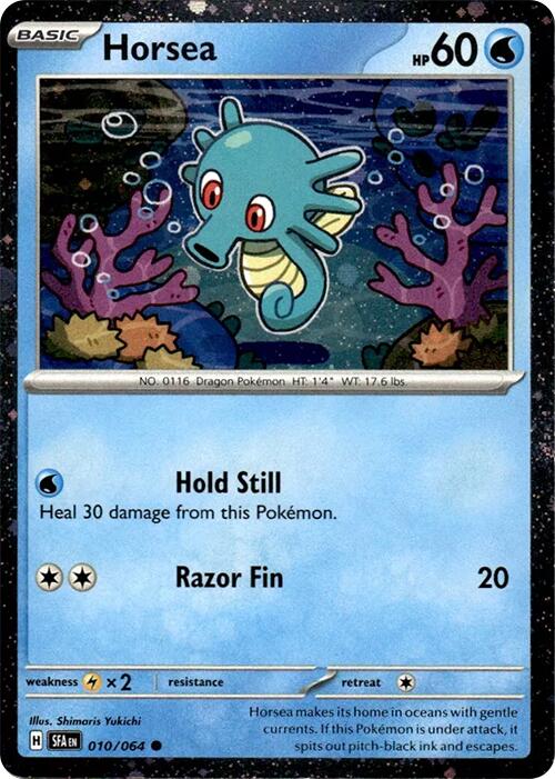 Horsea (010/064) (Cosmos Holo) [Miscellaneous Cards] | Gam3 Escape