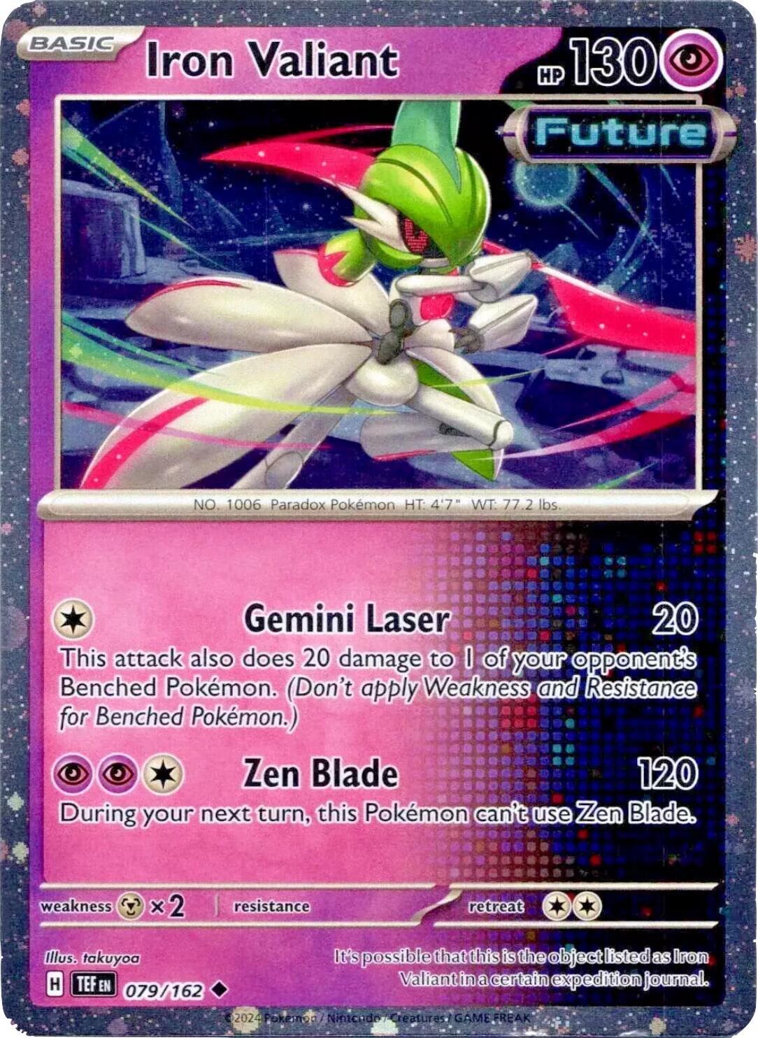 Iron Valiant (079/162) (Cosmos Holo) [Miscellaneous Cards] | Gam3 Escape