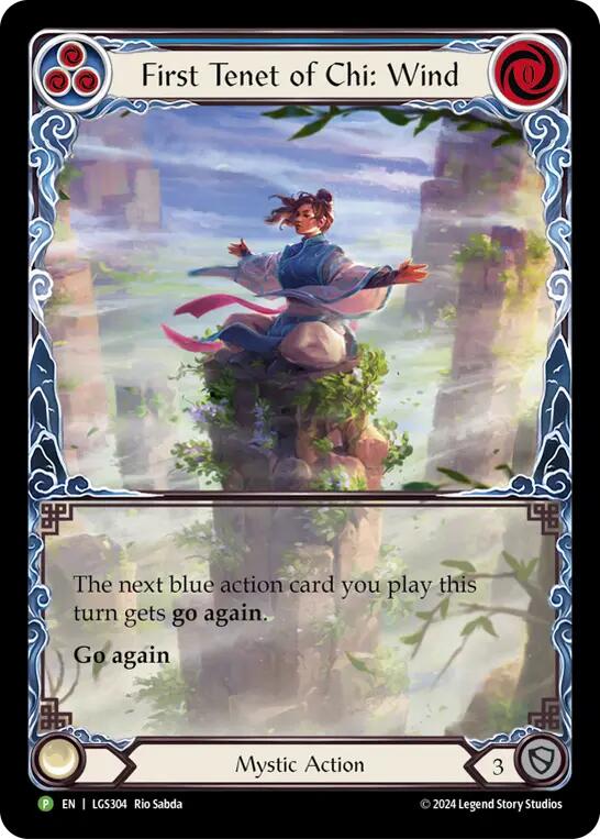 First Tenet of Chi: Wind [LGS304] (Promo)  Rainbow Foil | Gam3 Escape