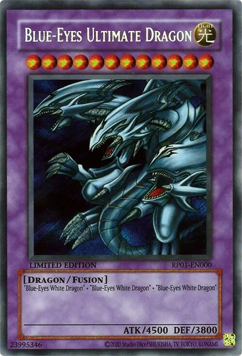 Blue-Eyes Ultimate Dragon [RP01-EN000] Secret Rare | Gam3 Escape