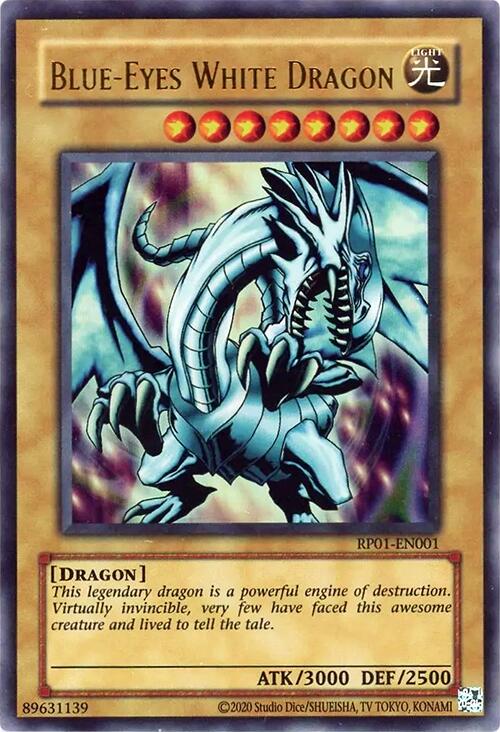 Blue-Eyes White Dragon [RP01-EN001] Ultra Rare | Gam3 Escape