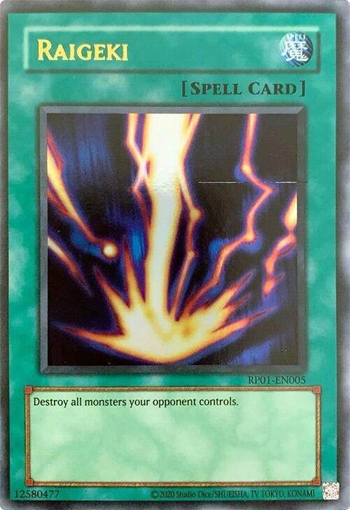 Raigeki [RP01-EN005] Ultra Rare | Gam3 Escape