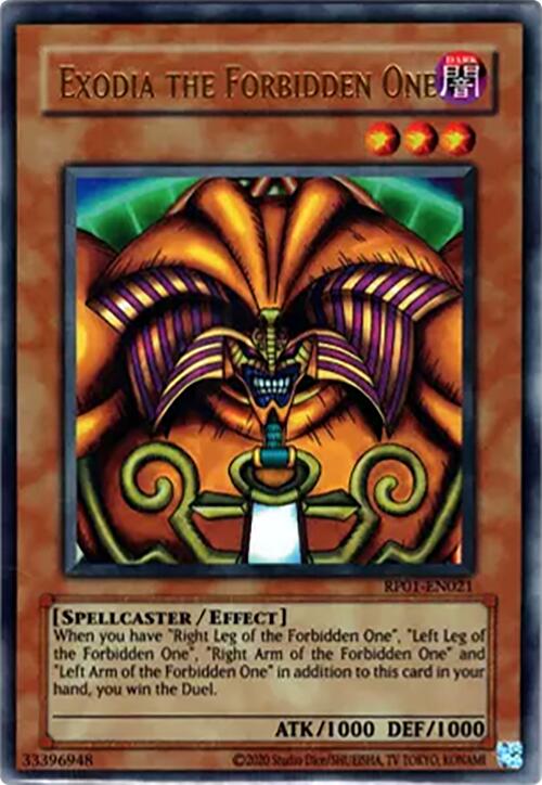Exodia the Forbidden One [RP01-EN021] Ultra Rare | Gam3 Escape