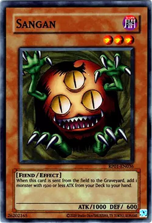 Sangan [RP01-EN036] Super Rare | Gam3 Escape