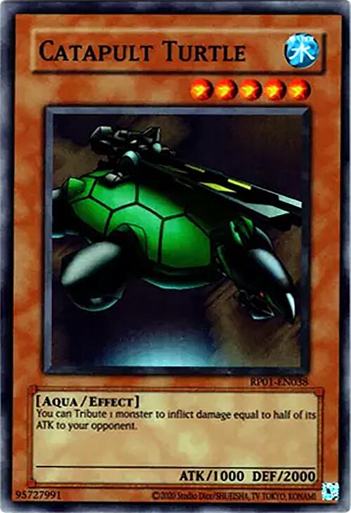 Catapult Turtle [RP01-EN038] Super Rare | Gam3 Escape