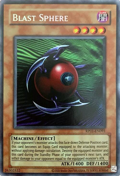 Blast Sphere [RP01-EN091] Secret Rare | Gam3 Escape