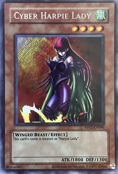 Cyber Harpie Lady [RP01-EN096] Secret Rare | Gam3 Escape