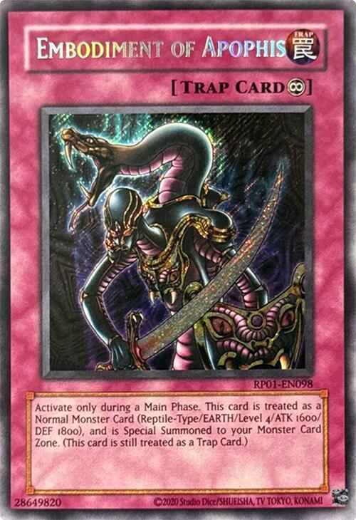 Embodiment of Apophis [RP01-EN098] Secret Rare | Gam3 Escape