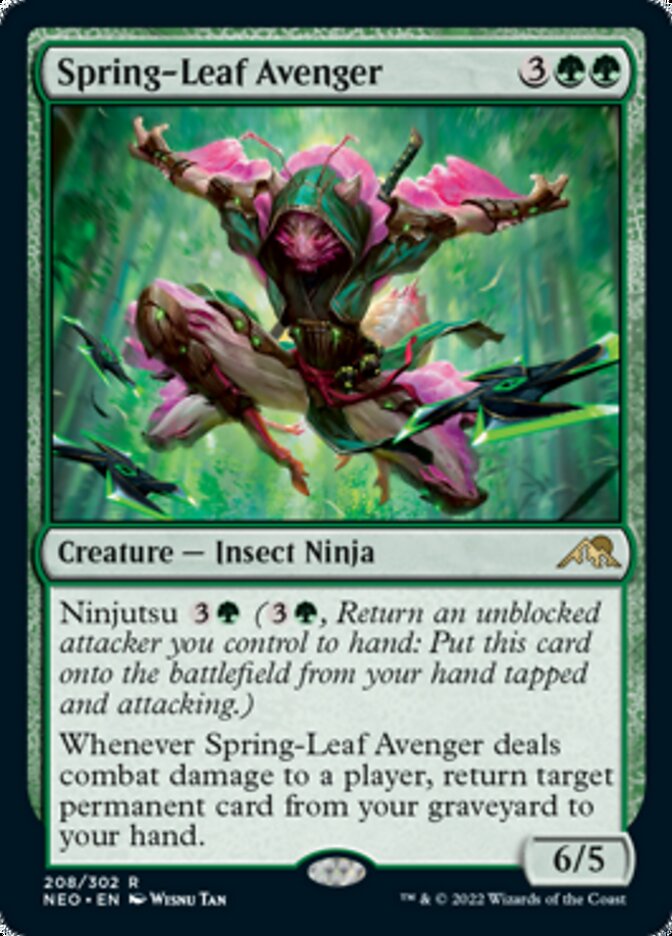 Spring-Leaf Avenger [Kamigawa: Neon Dynasty] | Gam3 Escape