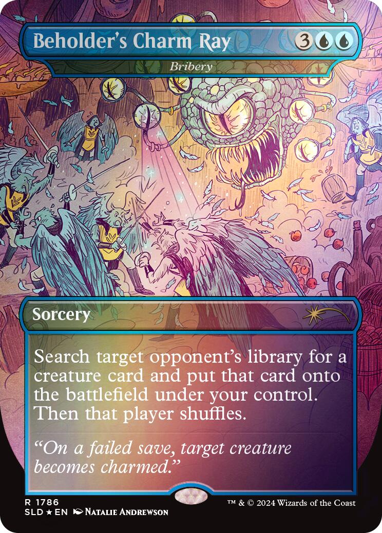 Beholder's Charm Ray - Bribery (Rainbow Foil) [Secret Lair Drop Series] | Gam3 Escape