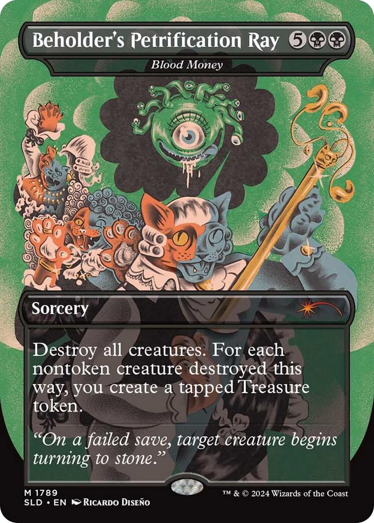 Beholder's Petrification Ray - Blood Money [Secret Lair Drop Series] | Gam3 Escape