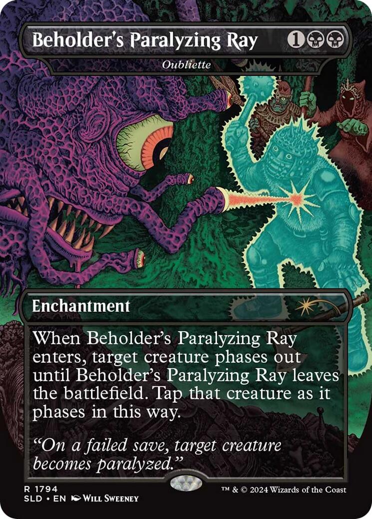 Beholder's Paralyzing Ray - Oubliette [Secret Lair Drop Series] | Gam3 Escape