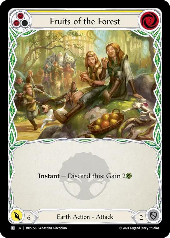 Fruits of the Forest (Yellow) [ROS056] (Rosetta)  Rainbow Foil | Gam3 Escape