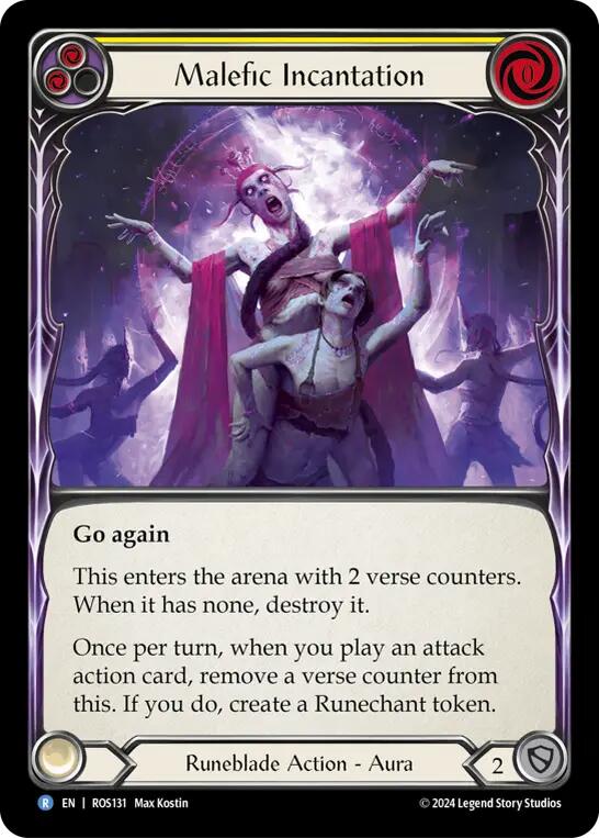 Malefic Incantation (Yellow) [ROS131] (Rosetta) | Gam3 Escape