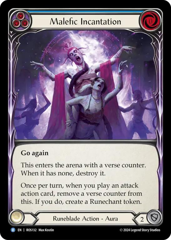 Malefic Incantation (Blue) [ROS132] (Rosetta) | Gam3 Escape