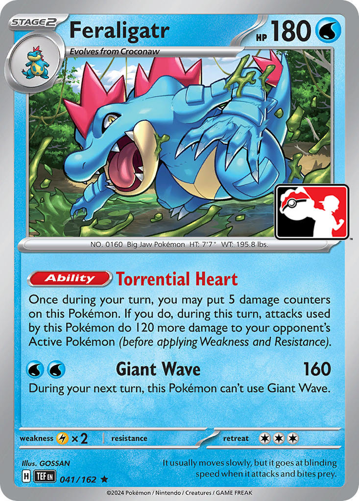 Feraligatr (041/162) [Prize Pack Series Five] | Gam3 Escape