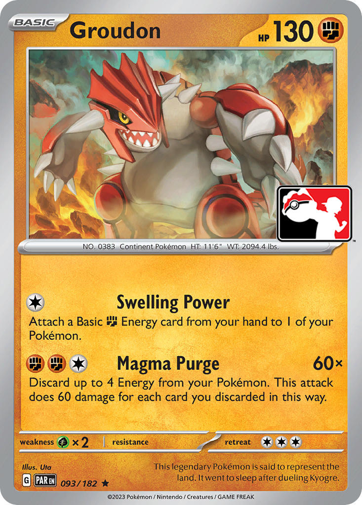 Groudon (093/182) [Prize Pack Series Five] | Gam3 Escape