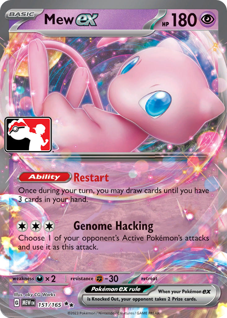 Mew ex (151/165) [Prize Pack Series Five] | Gam3 Escape