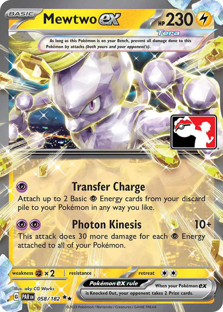 Mewtwo ex (058/182) [Prize Pack Series Five] | Gam3 Escape