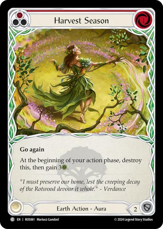 Harvest Season (Red) [ROS061] (Rosetta)  Rainbow Foil | Gam3 Escape