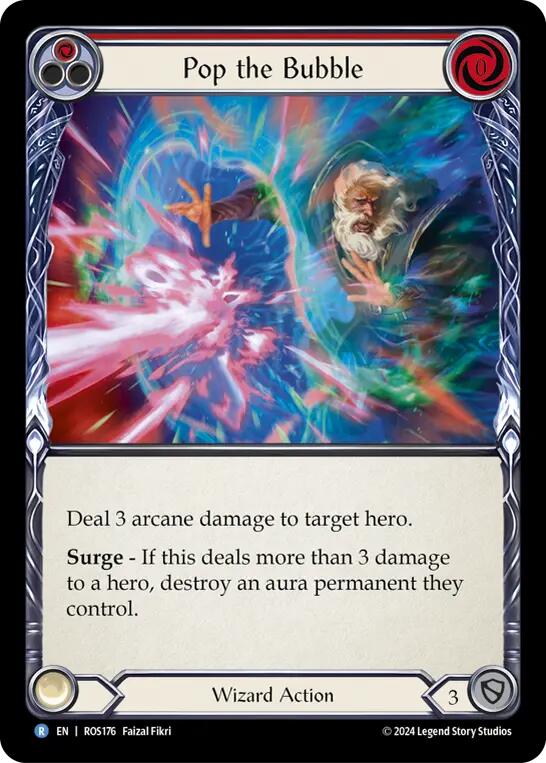Pop the Bubble (Red) [ROS176] (Rosetta)  Rainbow Foil | Gam3 Escape